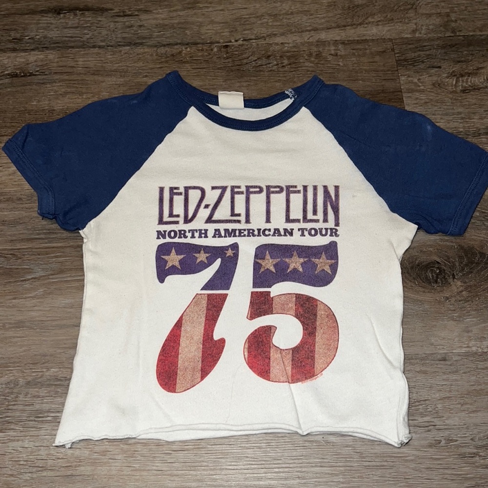 Led zeppelin crop top